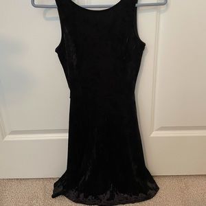 Little black velvet dress